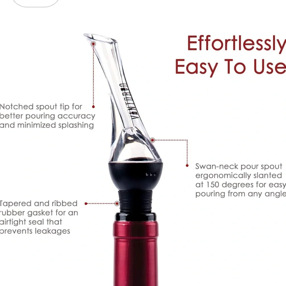 NEW Vinetto Wine Aerator Pourer
